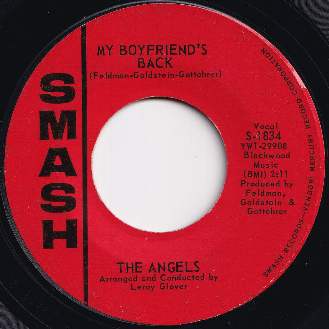 Angels - My Boyfriend's Back / (Love Me) Now (7 inch Record / Used)