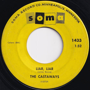 Castaways - Liar, Liar / Sam (7 inch Record / Used)