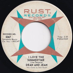 Dean And Jean - Tra La La La Suzy / I Love The Summertime (7 inch Record / Used)