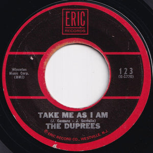 Duprees - You Belong To Me / Take Me As I Am (7 inch Record / Used)