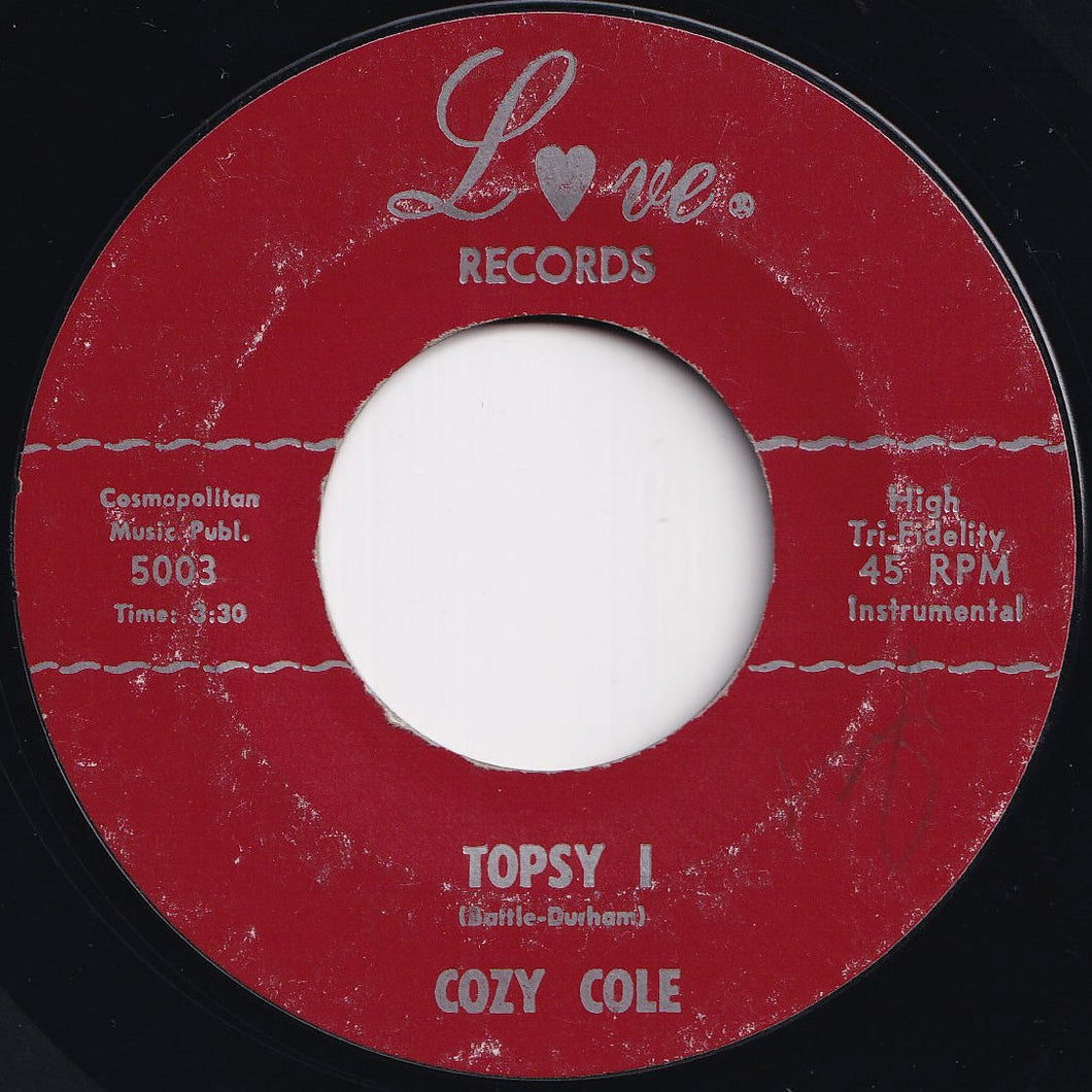 Cozy Cole - Topsy (Part 1) / (Part 2) (7 inch Record / Used)