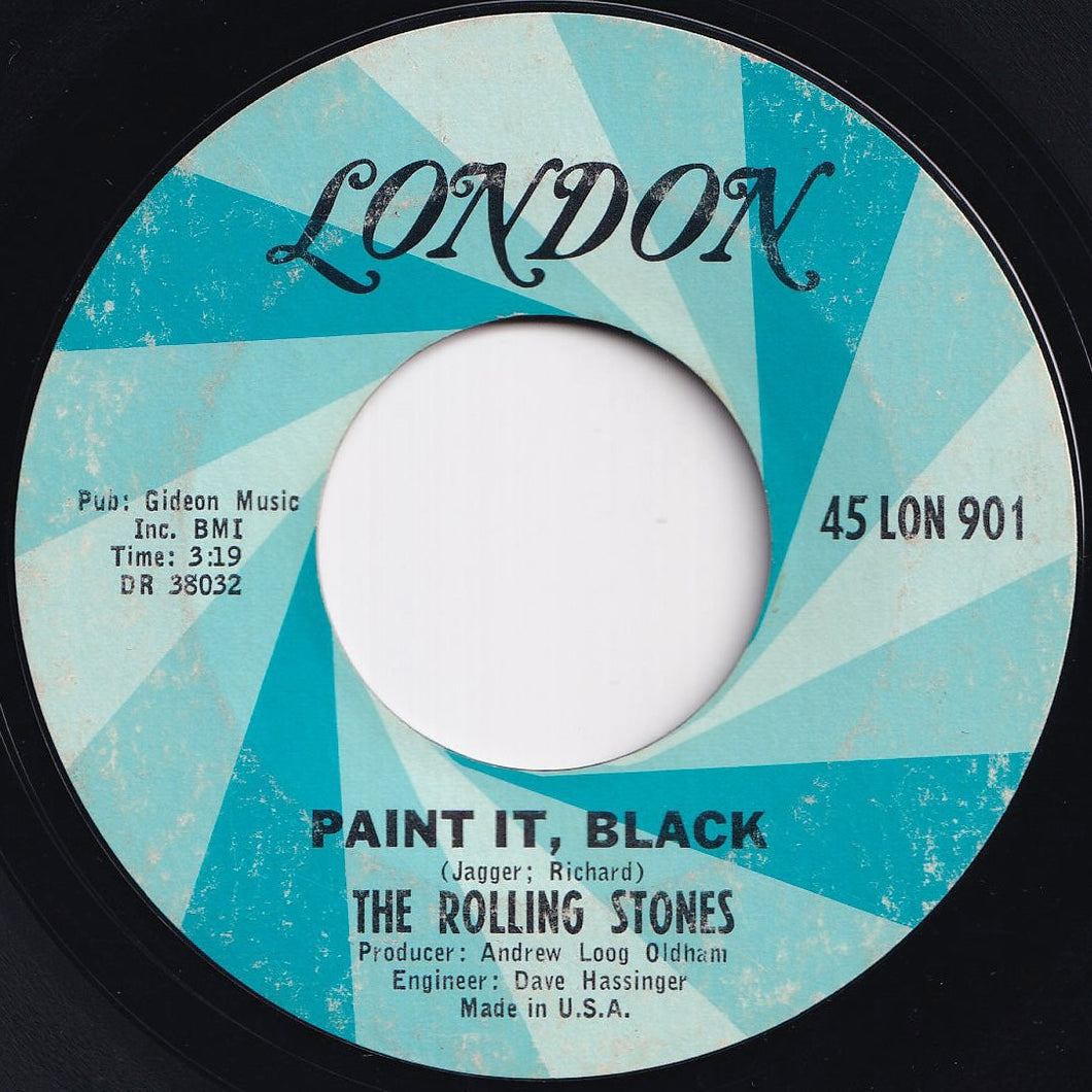 Rolling Stones - Paint It, Black / Stupid Girl (7 inch Record / Used)