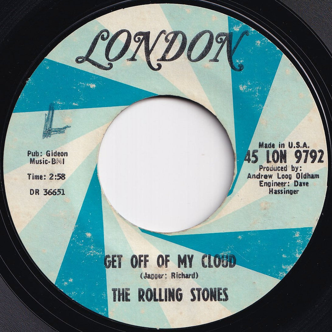 Rolling Stones - Get Off Of My Cloud / I'm Free (7 inch Record / Used)