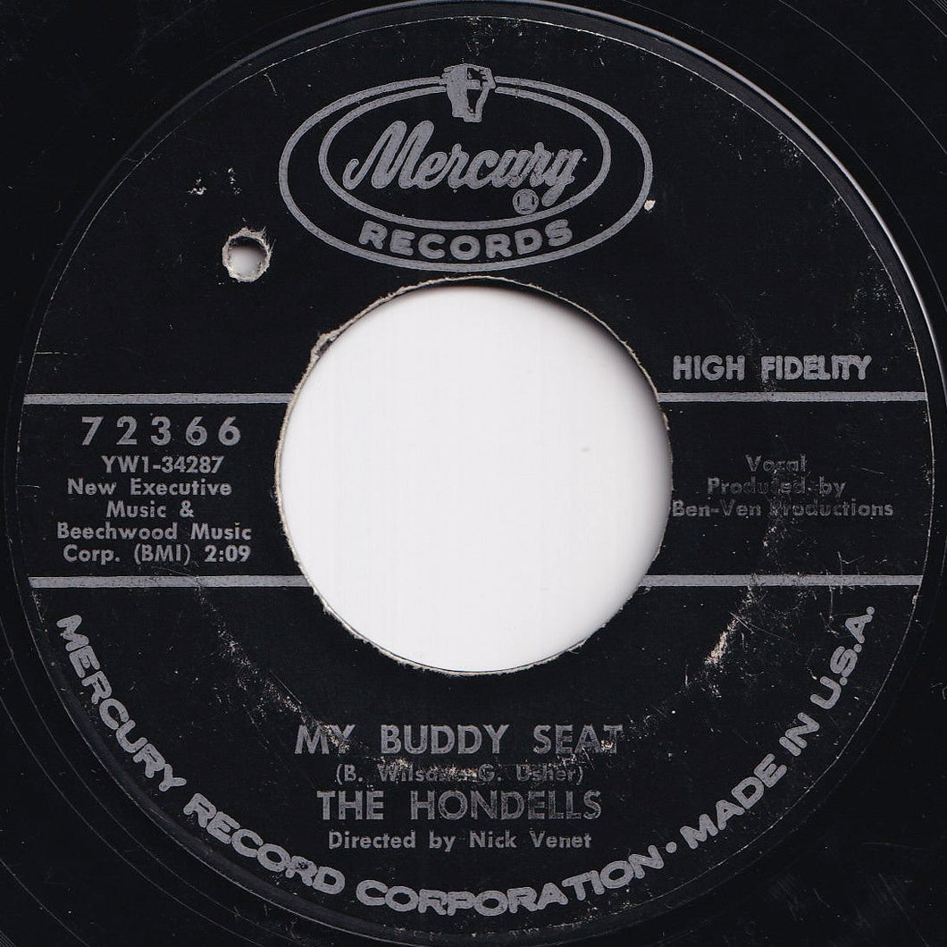 Hondells - My Buddy Seat / You're Gonna Ride With Me (7 inch Record / Used)