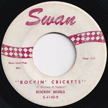 画像をギャラリービューアに読み込む, Rockin' Rebels - Rockin' Crickets / Hully Gully Rock (7 inch Record / Used)
