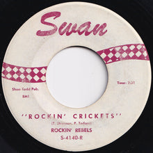 画像をギャラリービューアに読み込む, Rockin&#39; Rebels - Rockin&#39; Crickets / Hully Gully Rock (7 inch Record / Used)
