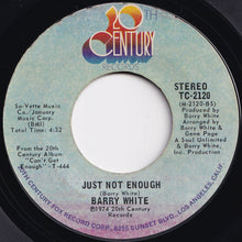 画像をギャラリービューアに読み込む, Barry White - Can&#39;t Get Enough Of Your Love, Babe / Just Not Enough (7 inch Record / Used)
