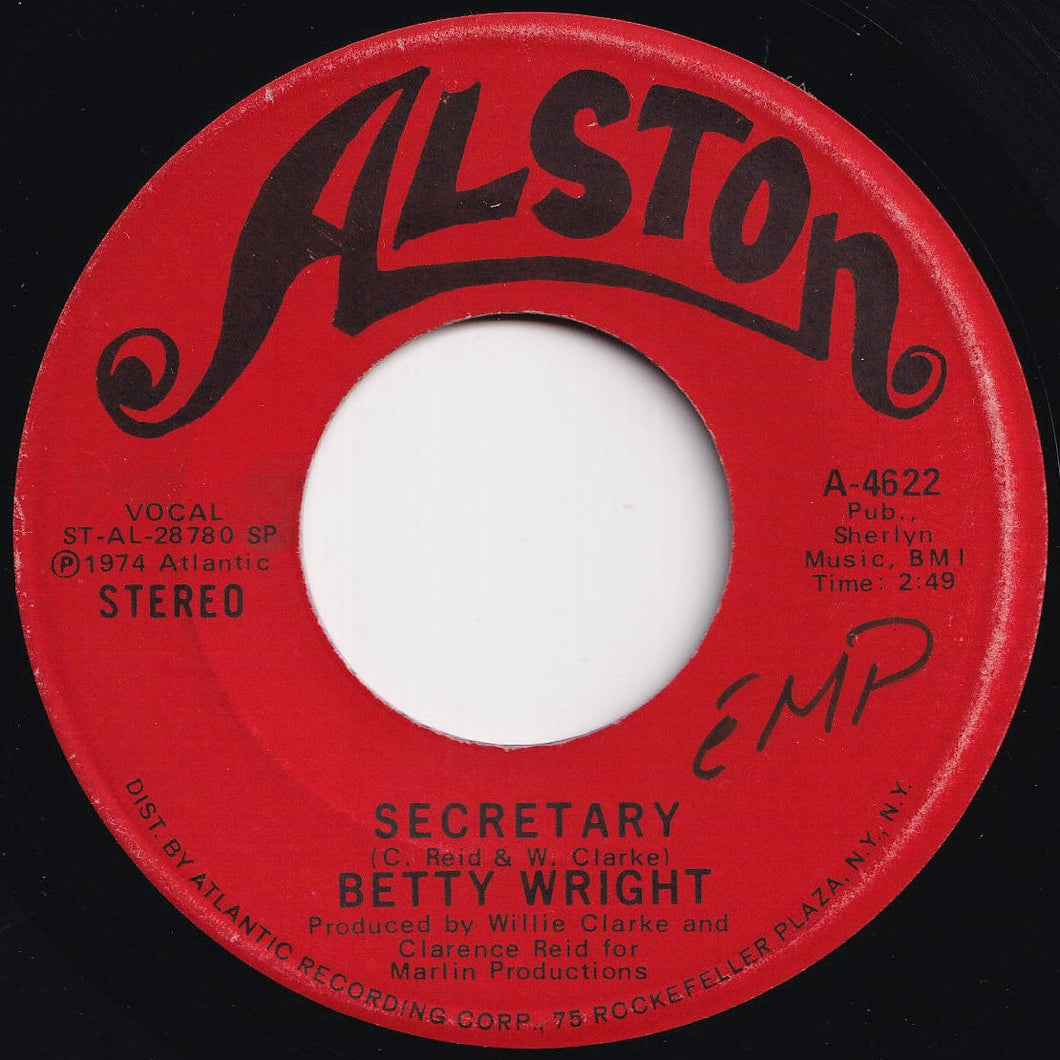 Betty Wright - Secretary / Value Your Love (7 inch Record / Used)