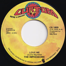 画像をギャラリービューアに読み込む, Impressions - Love Me / Do You Wanna Win (7 inch Record / Used)
