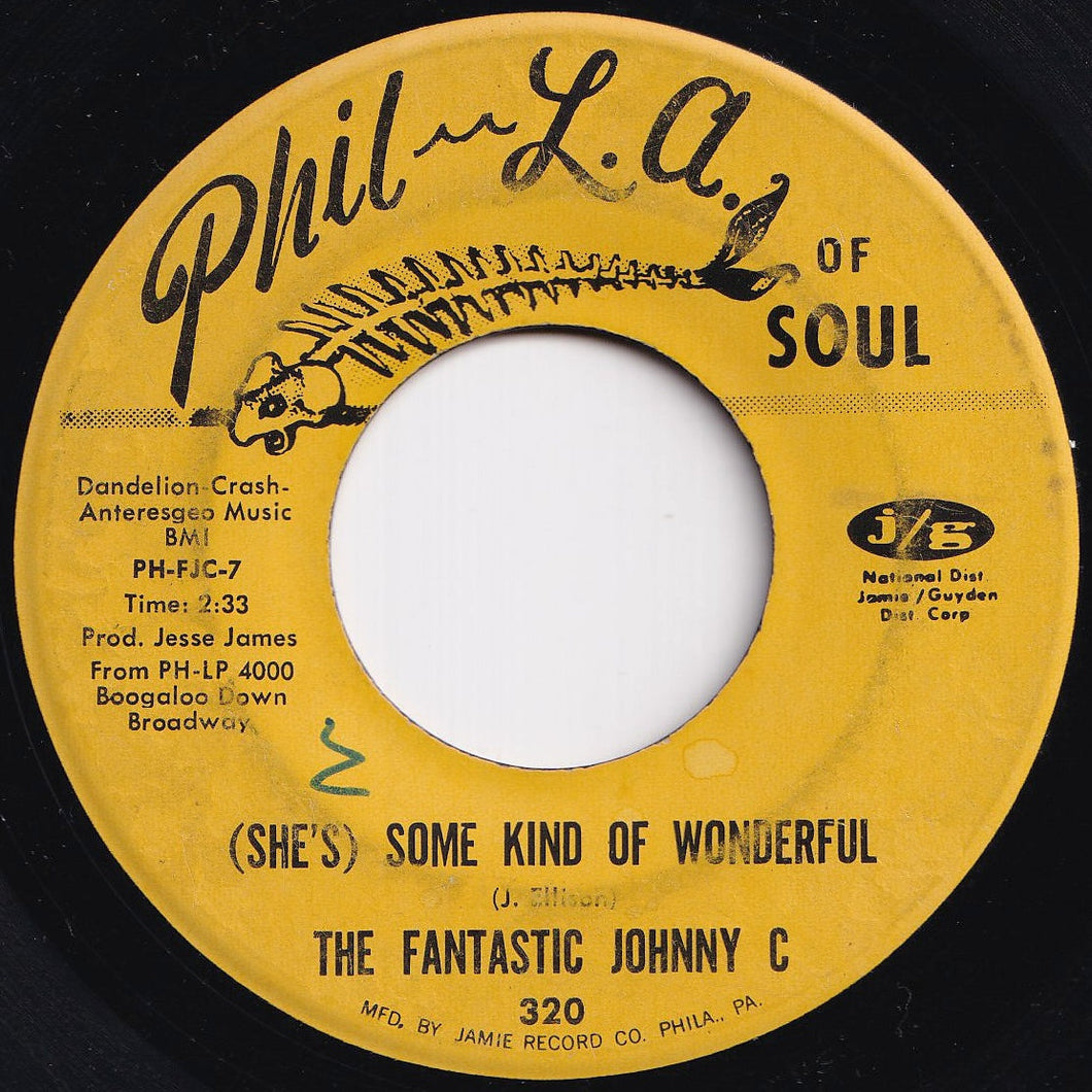 Fantastic Johnny C - (She's) Some Kind Of Wonderful / Baby, I Need You (7 inch Record / Used)