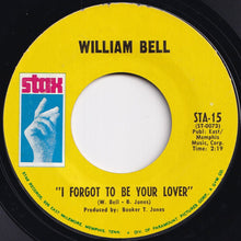 画像をギャラリービューアに読み込む, William Bell - I Forgot To Be Your Lover / Bring The Curtain Down (7 inch Record / Used)
