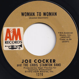 Joe Cocker - Woman To Woman / Midnight Rider (7 inch Record / Used)