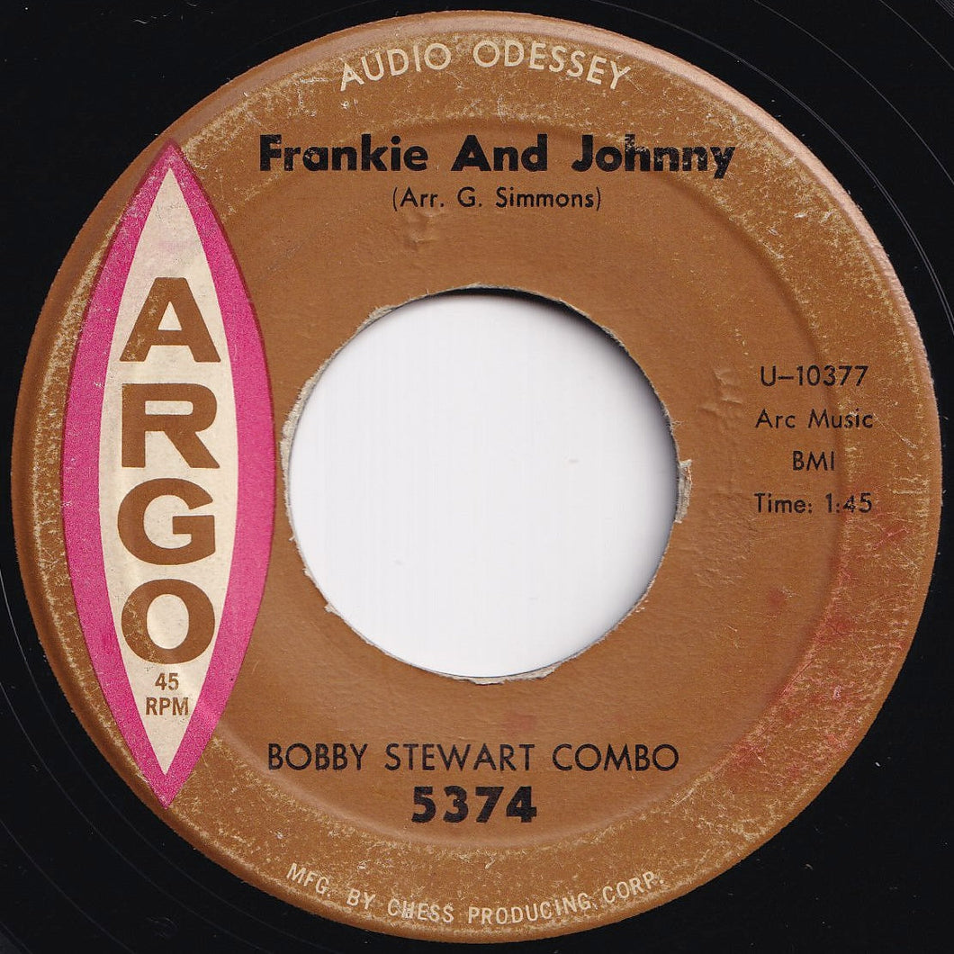 Bobby Stewart Combo - Frankie And Johnny / Cold, Cold Heart (7 inch Record / Used)