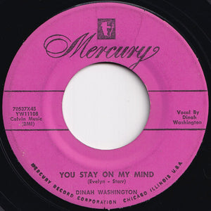 Dinah Washington - That's All I Want From You / You Stay On My Mind (7 inch Record / Used)