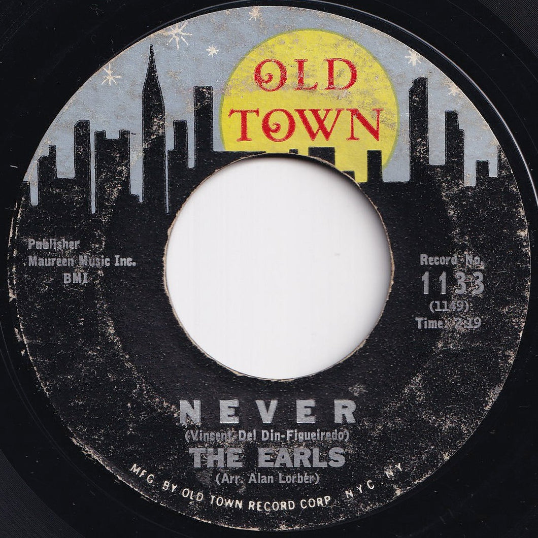 Earls - Never / I Keep A Tellin' You (7 inch Record / Used)