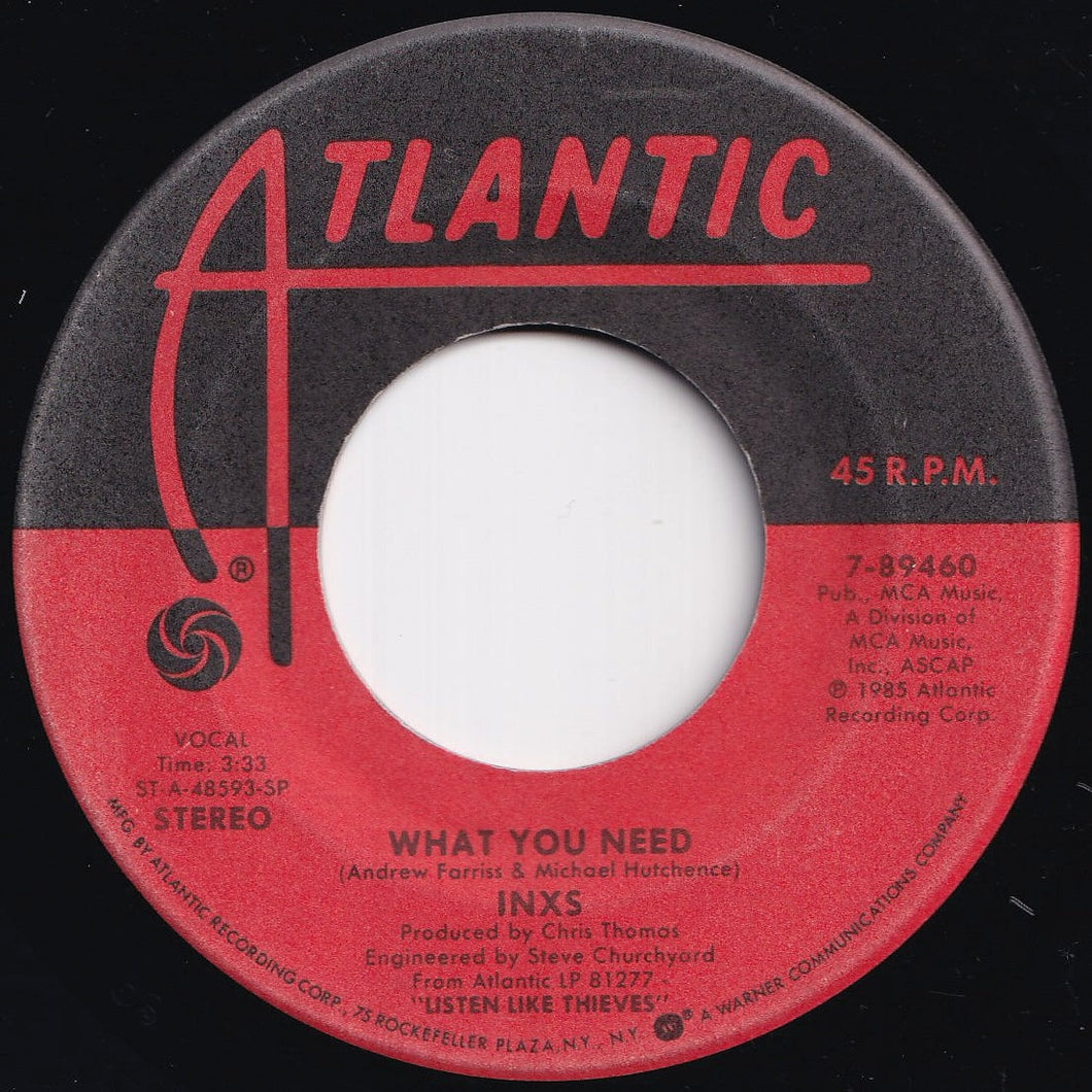 INXS - What You Need / Sweet As Sin (7 inch Record / Used)
