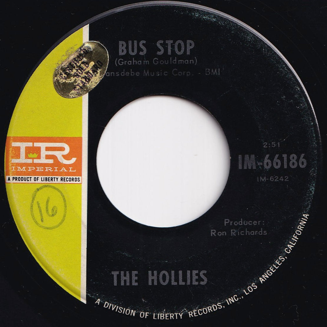 Hollies - Bus Stop / Don't Run And Hide (7 inch Record / Used)