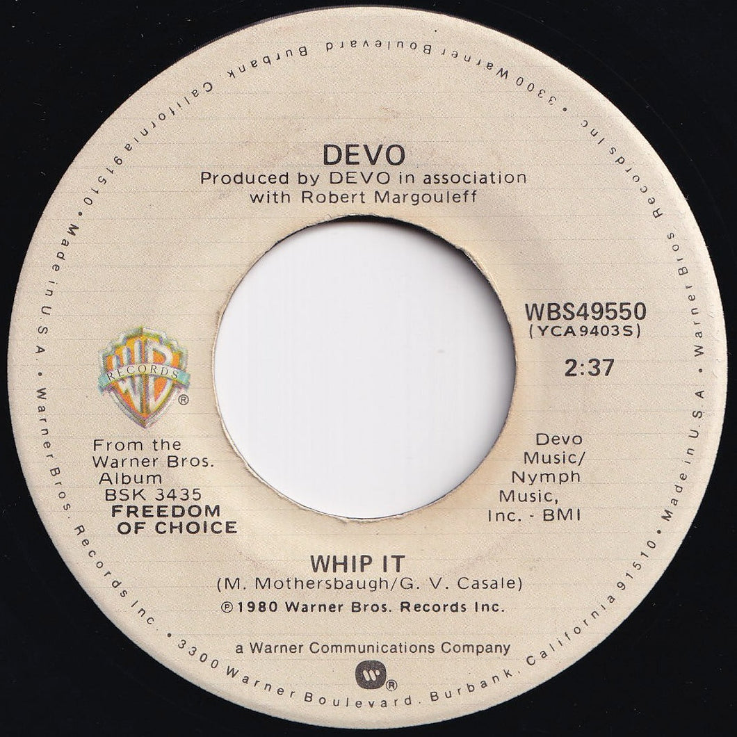 Devo - Whip It / Turn Around (7 inch Record / Used)