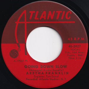 Aretha Franklin - Baby I Love You / Going Down Slow (7 inch Record / Used)