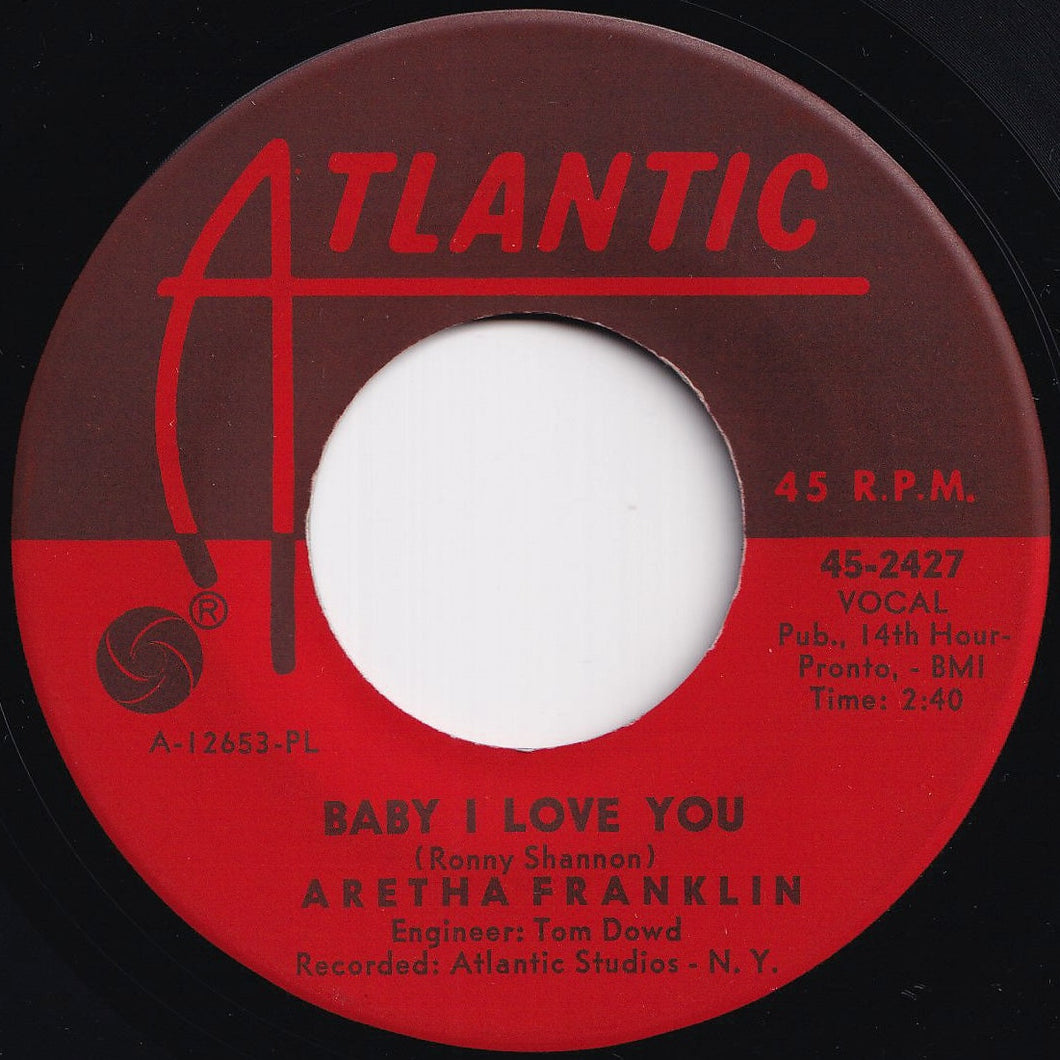 Aretha Franklin - Baby I Love You / Going Down Slow (7 inch Record / Used)