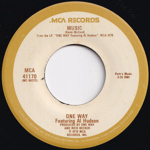 One Way, Al Hudson - Music / Now That I Found You (7 inch Record / Used)