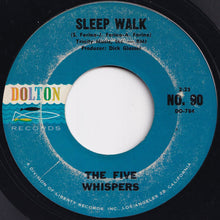 Load image into Gallery viewer, Five Whispers - Can&#39;t Face The Crowd / Sleep Walk (7 inch Record / Used)
