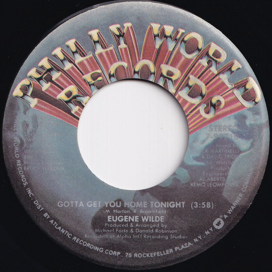 Eugene Wilde - Gotta Get You Home Tonight / (Instrumental) (7 inch Record / Used)