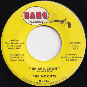 Mc Coys - Up And Down / If You Tell A Lie (7 inch Record / Used)