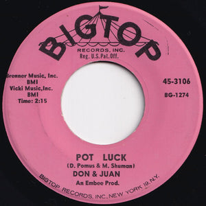 Don & Juan - Two Fools Are We / Pot Luck (7 inch Record / Used)