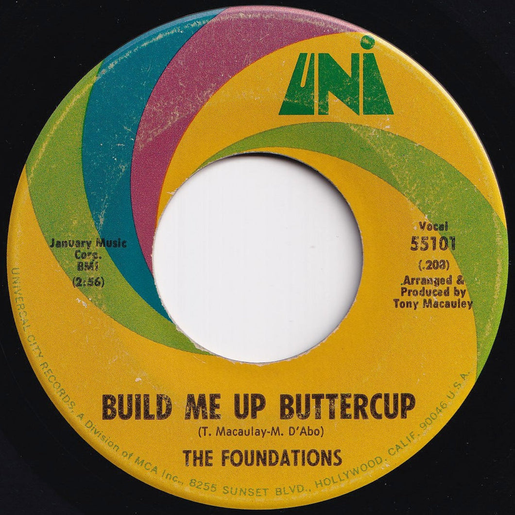 Foundations - Build Me Up Buttercup / New Direction (7 inch Record / Used)
