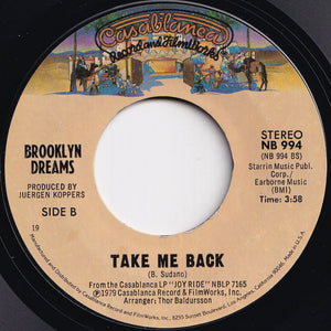 Brooklyn Dreams - Hot Lovin' (Summer In The City) / Take Me Back (7 inch Record / Used)