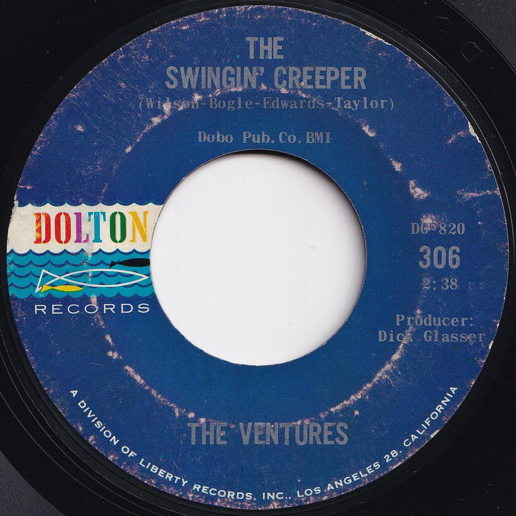 Ventures - The Swingin' Creeper / Pedal Pusher (7 inch Record / Used)