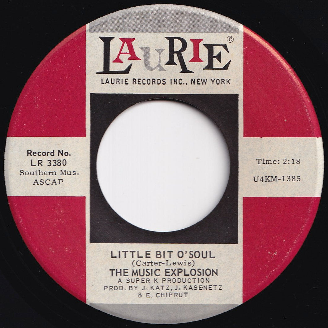 Music Explosion - Little Bit O'Soul / I See The Light (7 inch Record / Used)