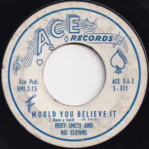 Huey Smith And His Clowns - Genevieve / Would You Believe It (I've Got A Cold) (7 inch Record / Used)