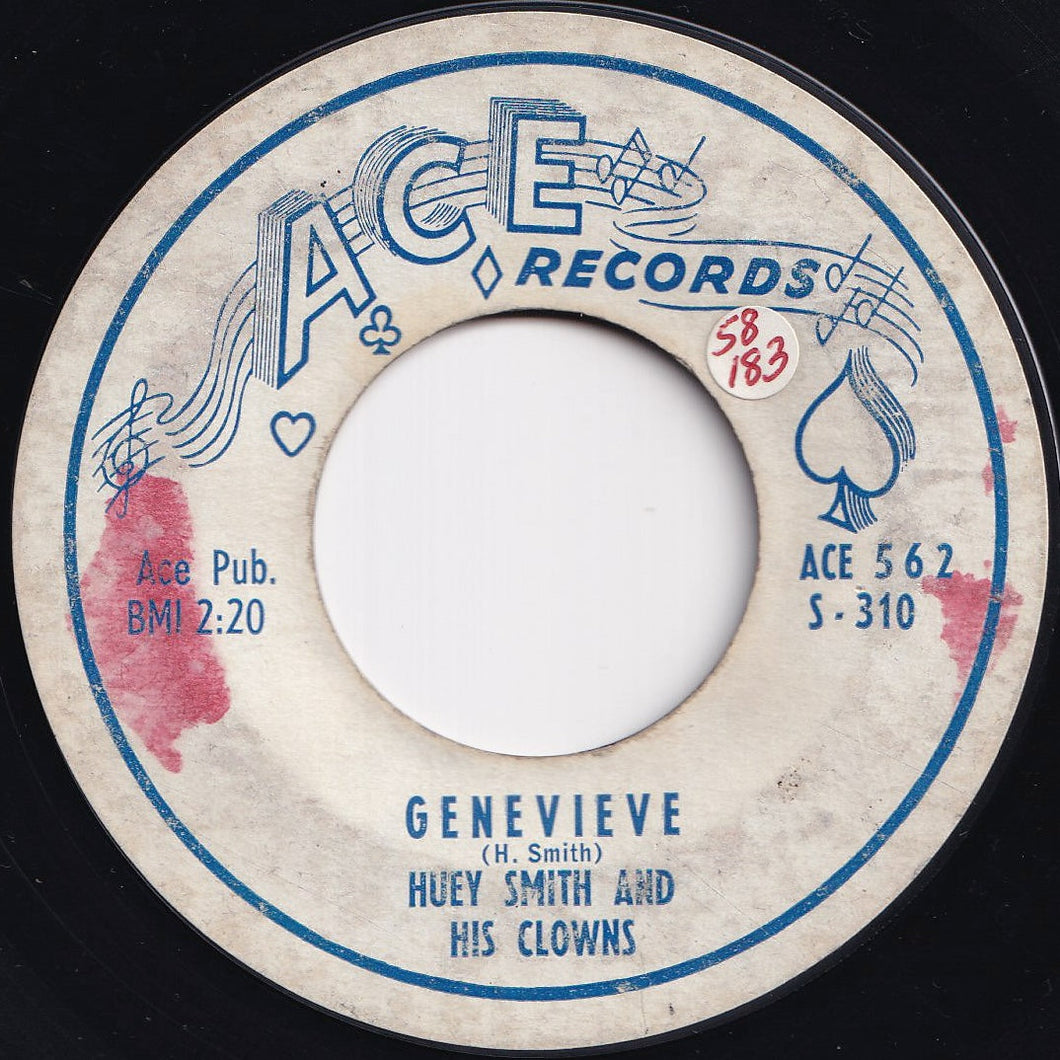 Huey Smith And His Clowns - Genevieve / Would You Believe It (I've Got A Cold) (7 inch Record / Used)