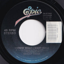 Load image into Gallery viewer, Cheap Trick - Don&#39;t Be Cruel / I Know What I Want (Live) (7 inch Record / Used)
