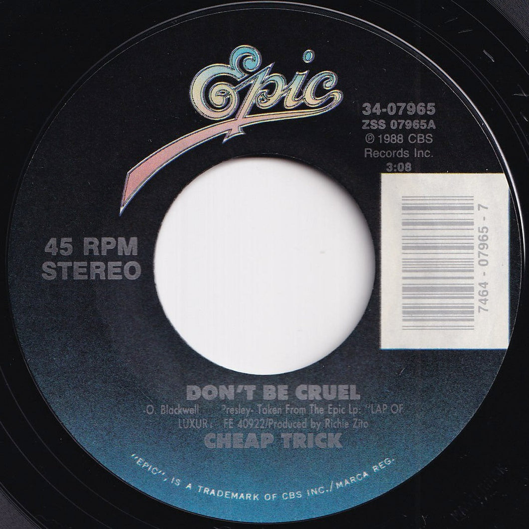 Cheap Trick - Don't Be Cruel / I Know What I Want (Live) (7 inch Record / Used)