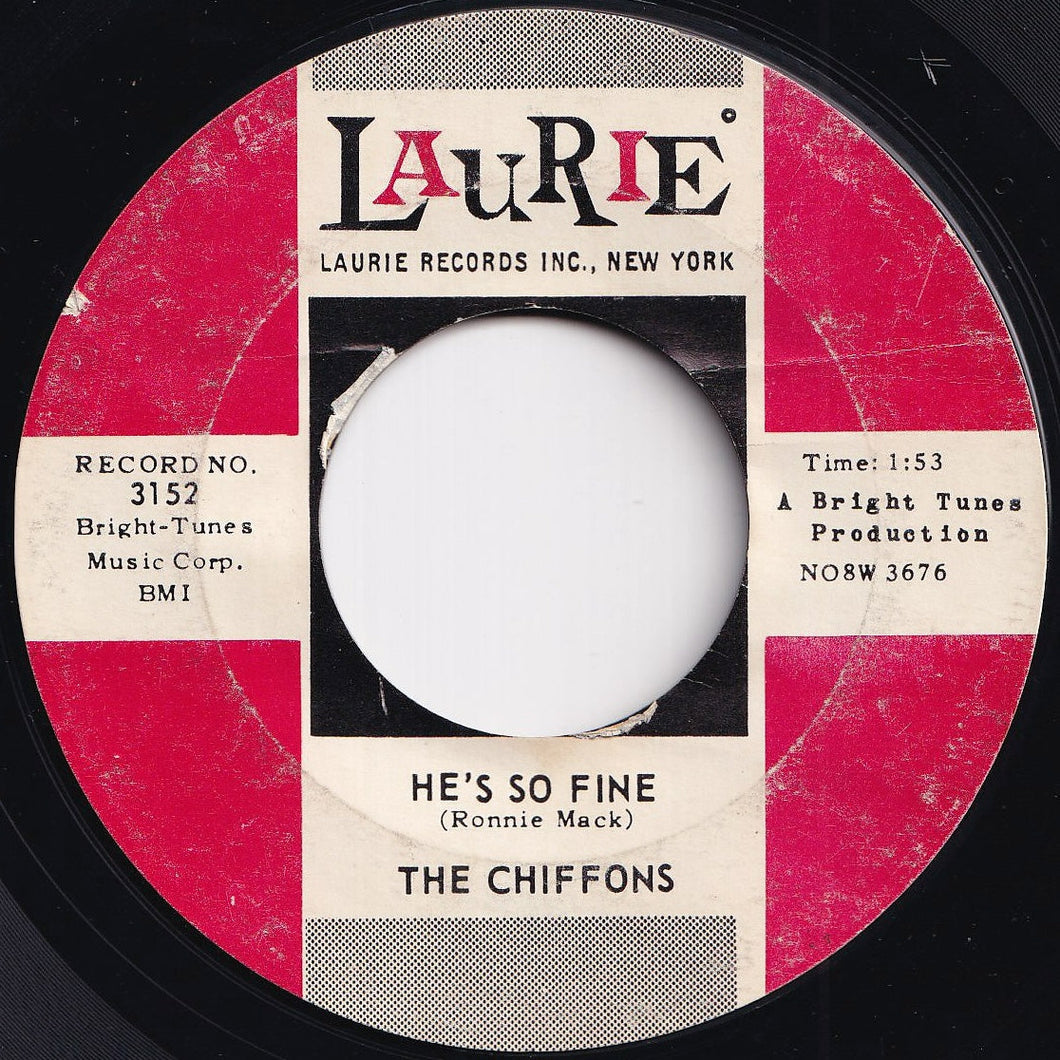 Chiffons - He's So Fine / Oh My Love (7 inch Record / Used)