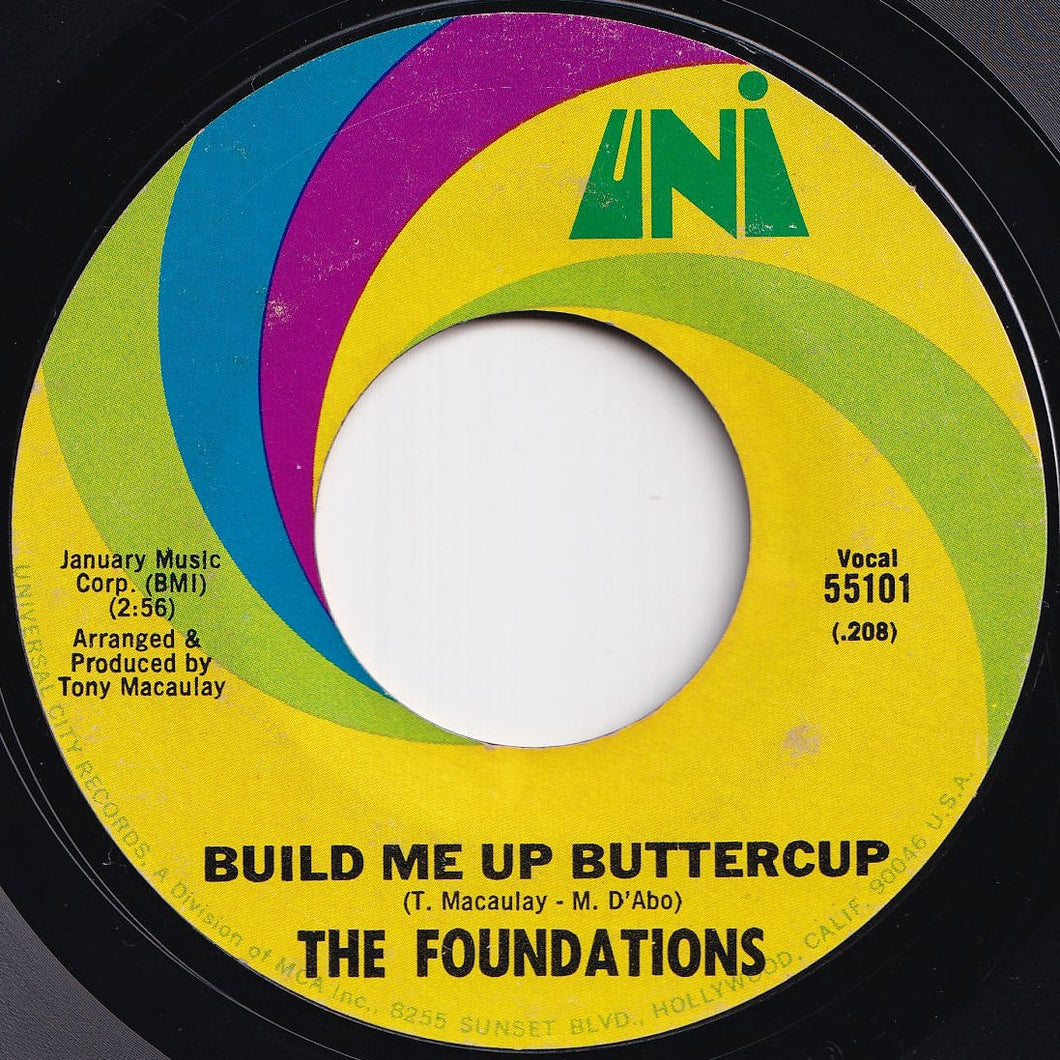 Foundations - Build Me Up Buttercup / New Direction (7 inch Record / Used)