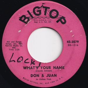 Don & Juan - What's Your Name / Chicken Necks (7 inch Record / Used)