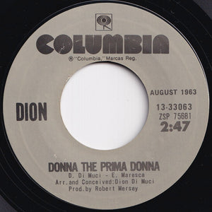 Dion - Ruby Baby / Donna The Prima (7 inch Record / Used)