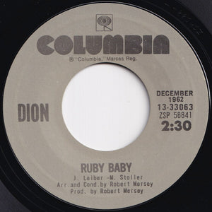 Dion - Ruby Baby / Donna The Prima (7 inch Record / Used)