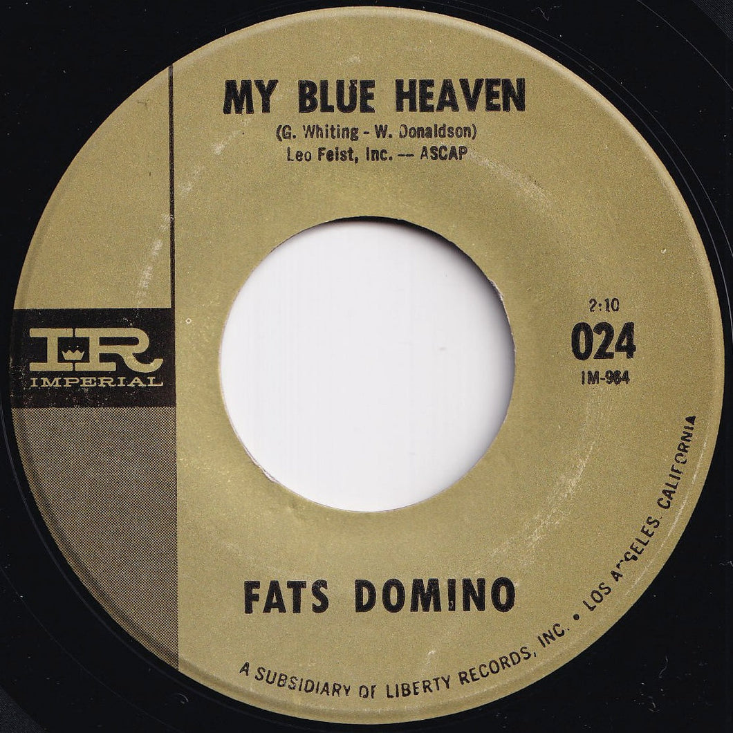 Fats Domino - My Blue Heaven / Country Boy (7 inch Record / Used)