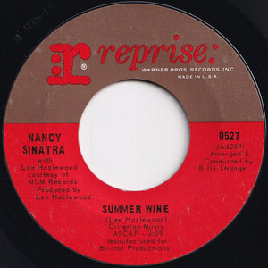 Nancy Sinatra - Sugar Town / Summer Wine (7 inch Record / Used)