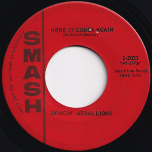 Swingin' Medallions - Double Shot (Of My Baby's Love) / Here It Comes Again (7 inch Record / Used)