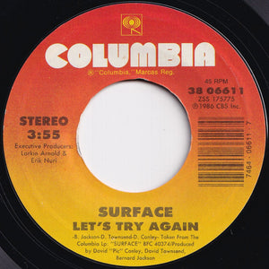 Surface - Happy / Let's Try Again (7 inch Record / Used)