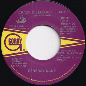 General Kane - Crack Killed Applejack / Applejack's Theme (7 inch Record / Used)