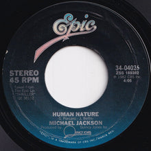 画像をギャラリービューアに読み込む, Michael Jackson - Human Nature / Baby Be Mine (7 inch Record / Used)
