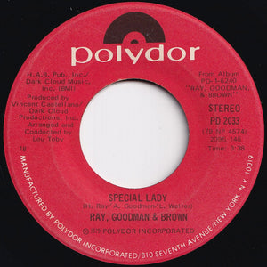 Ray, Goodman & Brown - Special Lady / Deja Vu (7 inch Record / Used)