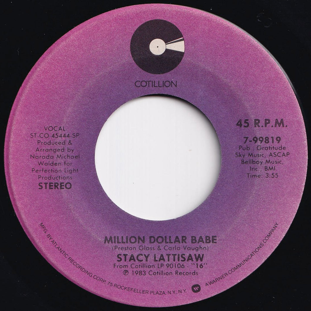 Stacy Lattisaw - Million Dollar Babe / The Ways Of Love (7 inch Record / Used)
